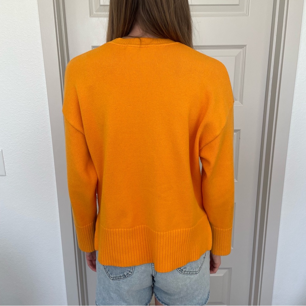 Orange Zara Knit Sweater - Picture 2 of 5